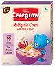 Nestle Ceregrow Multigrain Milk & Fruits Cereal, With Iron, Protein, Calcium, 19 Nutrients, 300g, Bag-in-box Pack