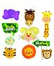 Animal Props for Birthday / Animal props for Birthday / Props for Birthday Decoration / Kids Props Photoshoot Decoration - Pack of 10