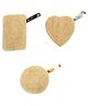 Organic B's Natural & Effective Sundried Desi Bottle Gaurd Loofah Shaped 3 Pcs- Brown
