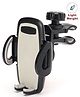 Babyhug Stroller Phone Holder - Black| Easy to Install| 360-Degree Rotatable