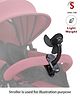 Babyhug Stroller Fan With Foam Blades - Black