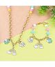 Asthetika Unicorn Rainbow Necklace & Bracelet Set - Blue