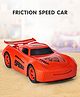 Fab N Funky Friction Powered High-Speed Racing Car for Kids  Stylish Red Design | Ideal for Indoor & Outdoor Play | Boosts Motor Skills & Imagination | Non-Toxic |Gifting Toy|BIS Certified