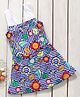 Lobster Sleeveless Frock Swim Suit Fish Print - White