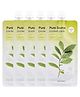 MISSHA Pure Source Pocket Pack Green Tea Set of 5 For Moisturise and Hydrate Korean Skin Care - 10 ml