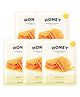 It's Skin The Fresh Mask Sheet Honey Korean Skin Care Pack of 5 - 20 ml Each