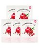 Its Skin The Fresh Mask Sheet Pomegranate Korean Skin Care Pack of 5 - 20 ml Each