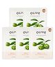Its Skin The Fresh Mask Sheet Rose Olive Skin Care Pack of 5 - 20 ml Each