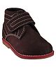 Beanz Solid Leather Shoes - Brown