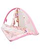 VParents Perry Baby Bedding Set Baby Bedding Mattress Set with Mosquito Net Baby Bed Set and Baby Play Gym with Mosquito Net - Pink