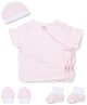 M&M 5 Piece Organic Cotton Clothing Gift Set - Pink 