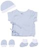 M&M 5 Piece Organic Cotton Clothing Gift Set - Blue