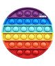 Kids Mandi Round Shape Pop It Bubble Fidget Stress And Anxiety Relieving Silicone Toy (Color May Vary)