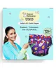 SuperBottoms Freesize UNO Cloth Diaper (3M - 3Y) Reusable with 1 Dry Feel Pad, Absorbs 4-5 Pees - Festoon
