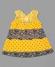 Actuel Sleeveless Polka Dots Print Top - Golden
