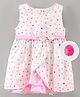 Little Kangaroos Sleeveless Frock Polka Dots Print - Pink
