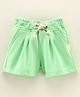 Little Kangaroos Solid Color Shorts - Green