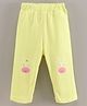 Little Kangaroos Full Length Leggings Giraffe Print - Light Yellow