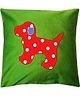 Kadambaby - Green Pup Cushion Cover