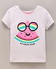 Vitamins Half Sleeves Cotton Top Watermelon Print - Grey