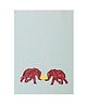 Kadambaby - Elephant Family Crib Sheet 
