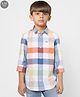 Jack & Jones Junior Half Sleeves Slim Fit Shirt - White