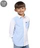 Jack & Jones Junior Full Sleeves Solid Color Slim Fit Shirt - Blue