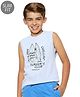 Jack & Jones Junior Half Sleeves Cotton T-Shirt Solid- Blue