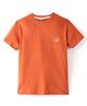 Jack & Jones Junior Half Sleeves T-Shirt- Orange