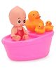 Ratna Squeezable Bath Toys Pack of 5 - (Colour May Vary)