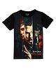 Marvel By Wear Your Mind Half Sleeves Doctor Strange Print T Shirt - Black