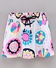 Vitamins Above Knee Length Printed Skirt - Multicolor