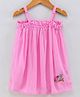 Vitamins Singlet Top Bird Embroidered - Pink