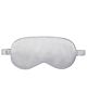 Jenna Silk Plain Silver Sleeping Eye Mask With cooling Gel