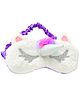 Jenna Unicorn Fur Sleeping Eye Mask With Cooling Gel - Purple