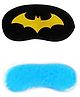 Jenna Yellow Bat Printed Sleeping Eye Mask With cooling Gel
