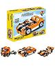 PLUSPOINT Exclusive of Blocks and Bricks for Kids Boys & Girls with Different Themes Speed Car 3 in 1 - 119 Pieces