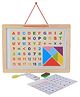 PLUSPOINT Multifunctional Magnetic Wooden Chalkboard - Multicolor