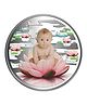 SILVERWALA Silver Purity Blooming Flower New Born Baby Coin - 50 g