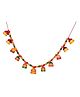 Geltoy Handcrafted Wooden Door Hanging Toran - Multicolour
