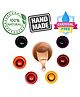 GELTOY Wooden Color Sorting Toy Set of Balls Bowls Waldorf Inspired Montessori Toy for Early Learning & Child Hand Eye Coordination Development Educational Toy Set of 6 Colors - Multicolor