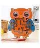 Simple Days Magnetic Pen Driving Bead Maze Wooden Labyrinth Puzzle Board Game Toy - Multicolor