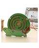 Simple Days Wooden Magnetic Snail Shaped Pen Driving Bead Maze Labyrinth Puzzle Board Game Toy - Green