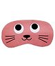 Jenna Eyes Cat Pink Face Sleeping Eye Mask