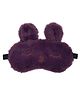 Jenna Fur Bunny Purple Cute Sleeping Eye Mask