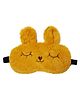 Jenna Fur Bunny Yellow Cute Sleeping Eye Mask