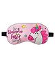 Jenna Horse Printed Sleeping Eye Mask - Pink