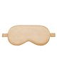 Jenna Silk Plain Sleeping Eye Mask - Beige