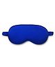 Jenna Silk Plain Sleeping Eye Mask - Blue