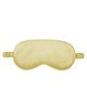 Jenna Silk Plain Sleeping Eye Mask - Golden